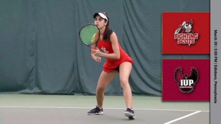 IUP Women’s Tennis Shines with Four Academic All-District Honors!