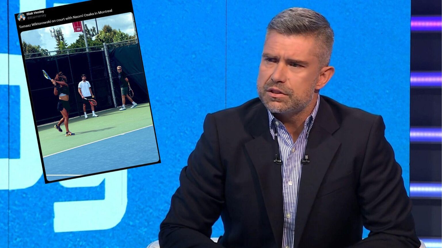 Joyful Beginnings: First Glimpse of Tomasz Wiktorowski Coaching Naomi Osaka!