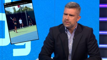 Joyful Beginnings: First Glimpse of Tomasz Wiktorowski Coaching Naomi Osaka!