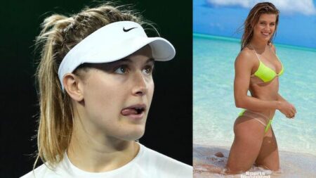 Waving goodbye with tears and smiles! Final photos of Bouchard as a tennis pro