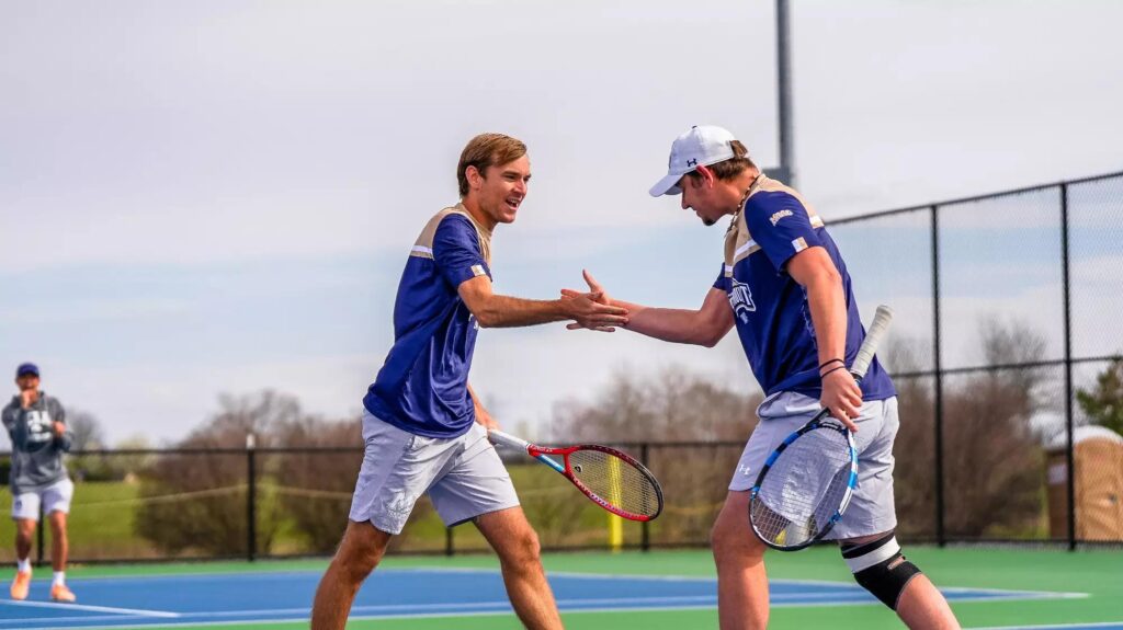 Mount St. Mary’s Men’s Tennis Dominates Loyola with Five Victories on McClure Invitational’s Final Day!