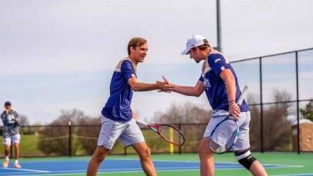 Mount St. Mary’s Men’s Tennis Dominates Loyola with Five Victories on McClure Invitational’s Final Day!
